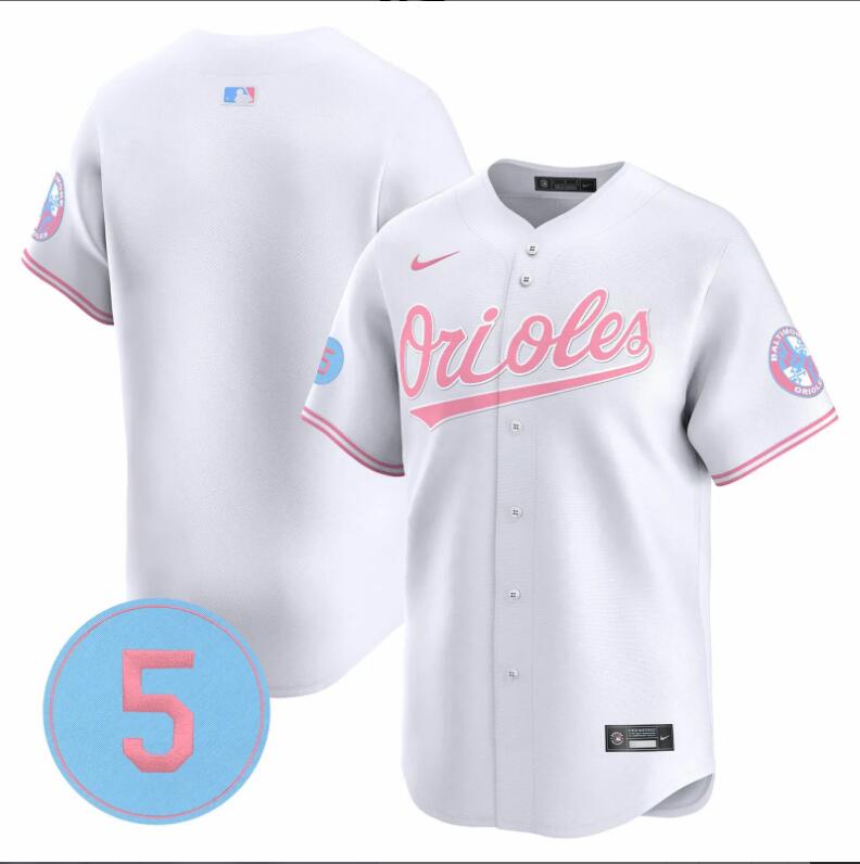 Men Baltimore Orioles blank white 2024 Nike MLB jersey style 2